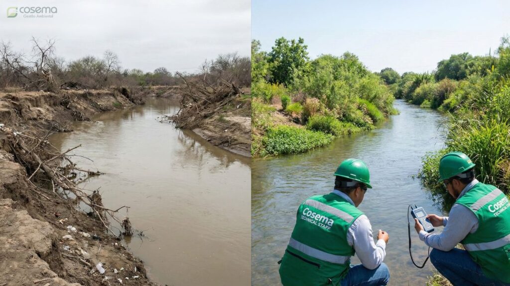 Limpeza e Revitalização de Corpos Hídricos: Recuperação e Funcionalidade Ecológica Cosema